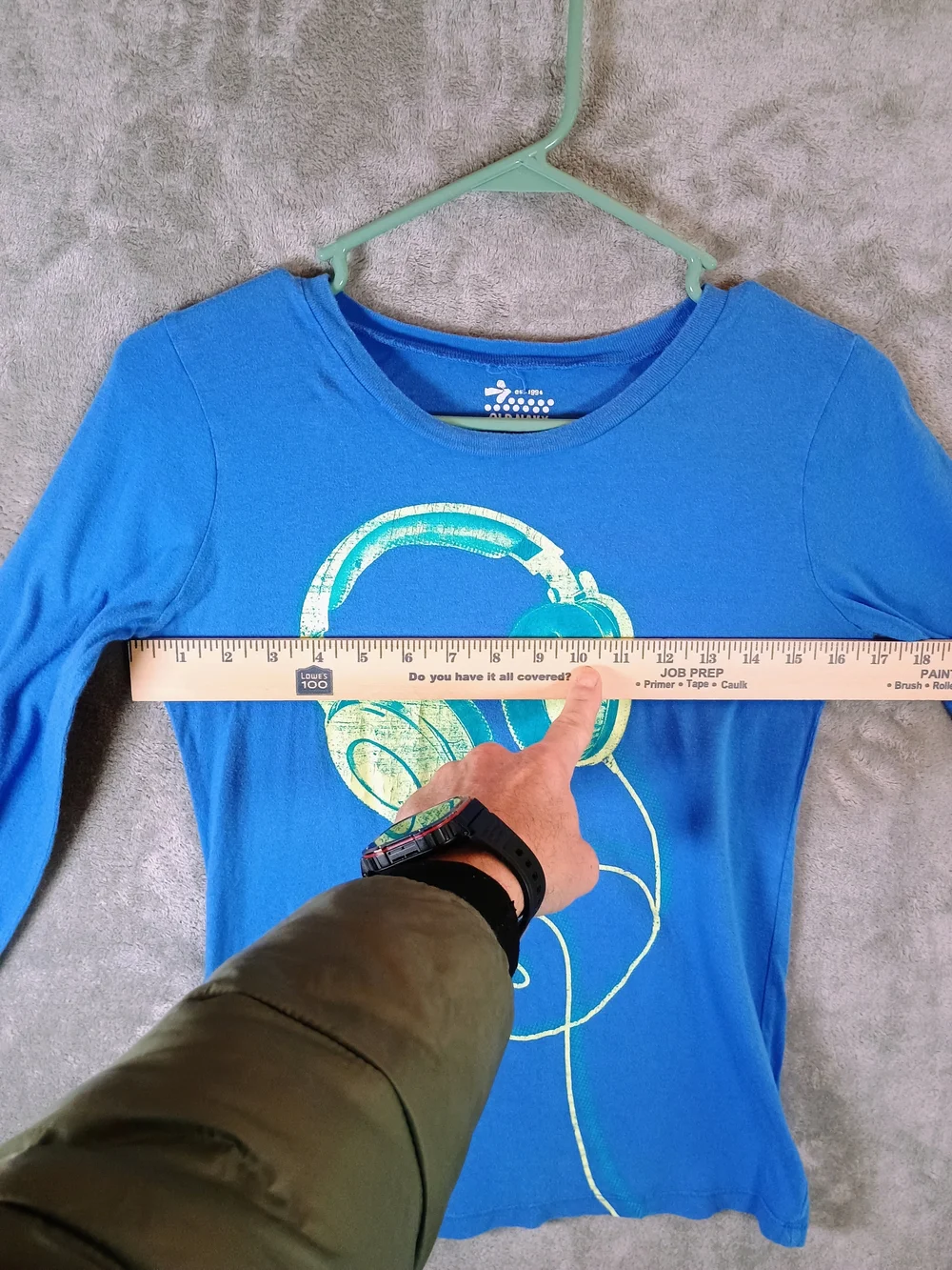 Old Navy Blue Graphic Crewneck Tee 14/16
